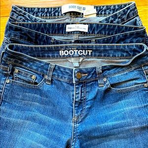 3 Pairs of Jeans Gap and NY&Co